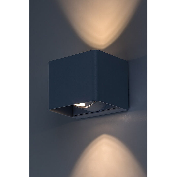 Rabalux Hallstatt 10W lampada da parete per esterni IP54 grigio