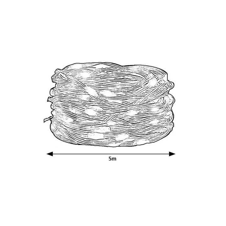 Illuminazione per esterni Rabalux, stringa LED RGB, IP44, Wi-Fi, Bluetooth, Biri