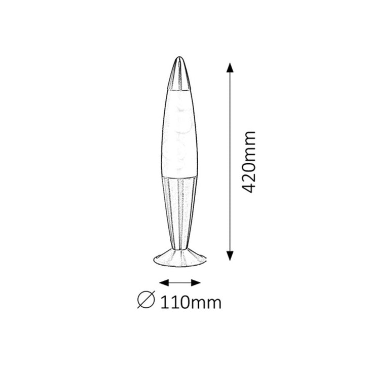 Rabalux Lollipop 2 lampada decorativa IP20 E14 G45 1x MAX 25