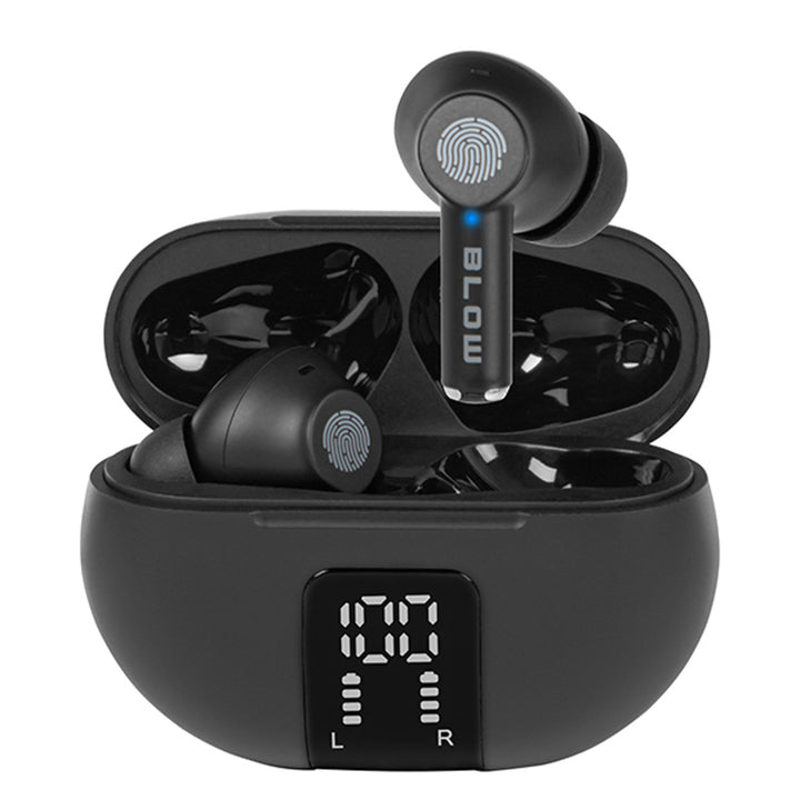 Cuffie wireless BLOW, Bluetooth 5.3, display LED, sistema ENC, PRO ENC BLACK