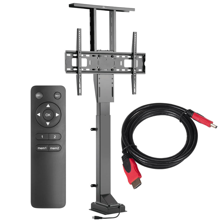 Prolunga elettrica per cavi Maclean, 37''-65'', VESA 600x400, max 50 kg, MC-866 + HDMI 2.0 4K 3D UHD 1,8 m CAVO 48 bit