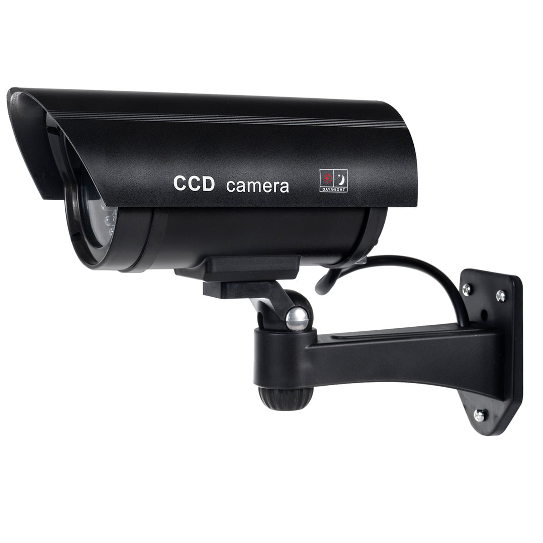 Telecamera fittizia con LED lampeggiante IR1100 B IR per esterni, nero, 4 unità