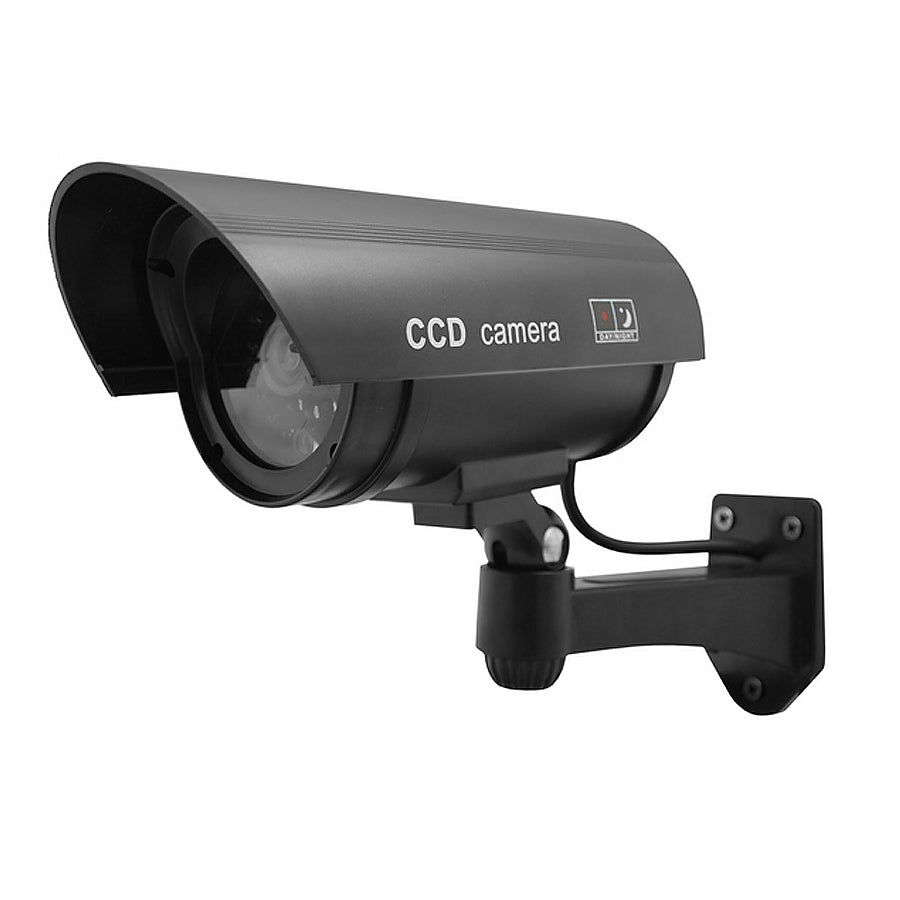 Telecamera fittizia con LED lampeggiante IR1100 B IR per esterni, nero, 4 unità
