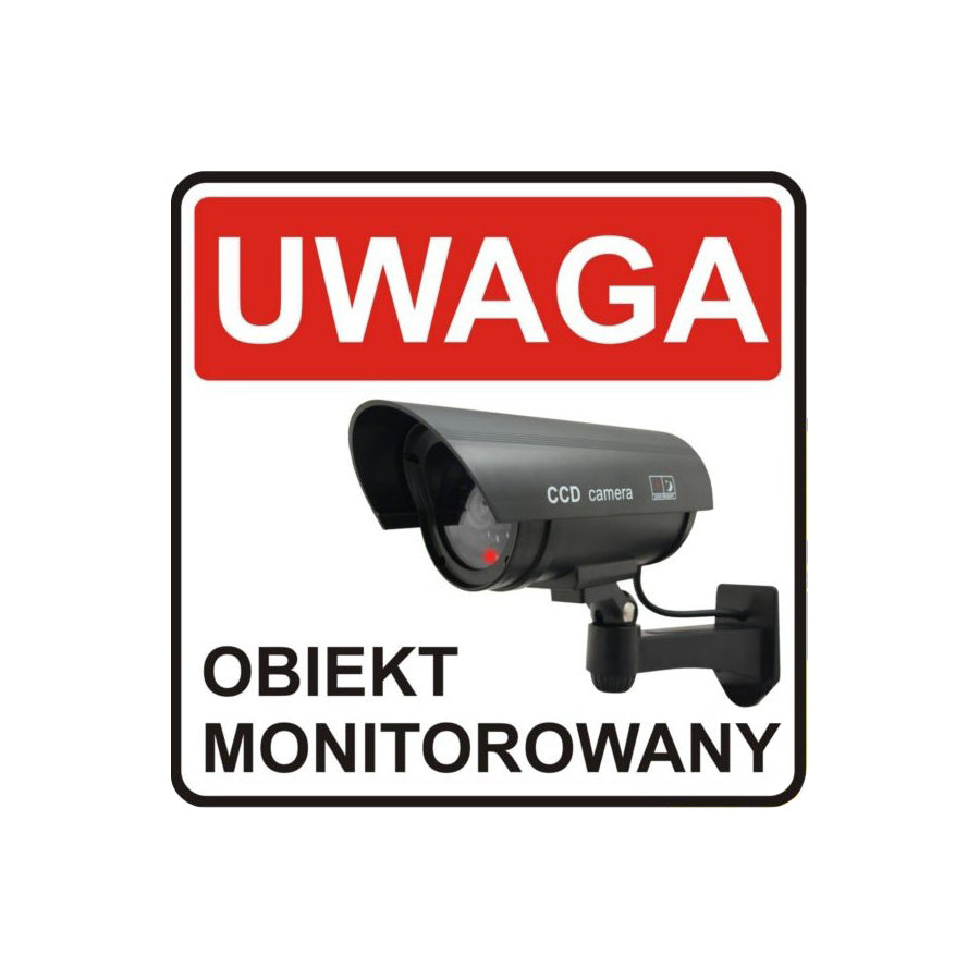 Telecamera fittizia con LED lampeggiante IR1100 B IR per esterni, nero, 4 unità