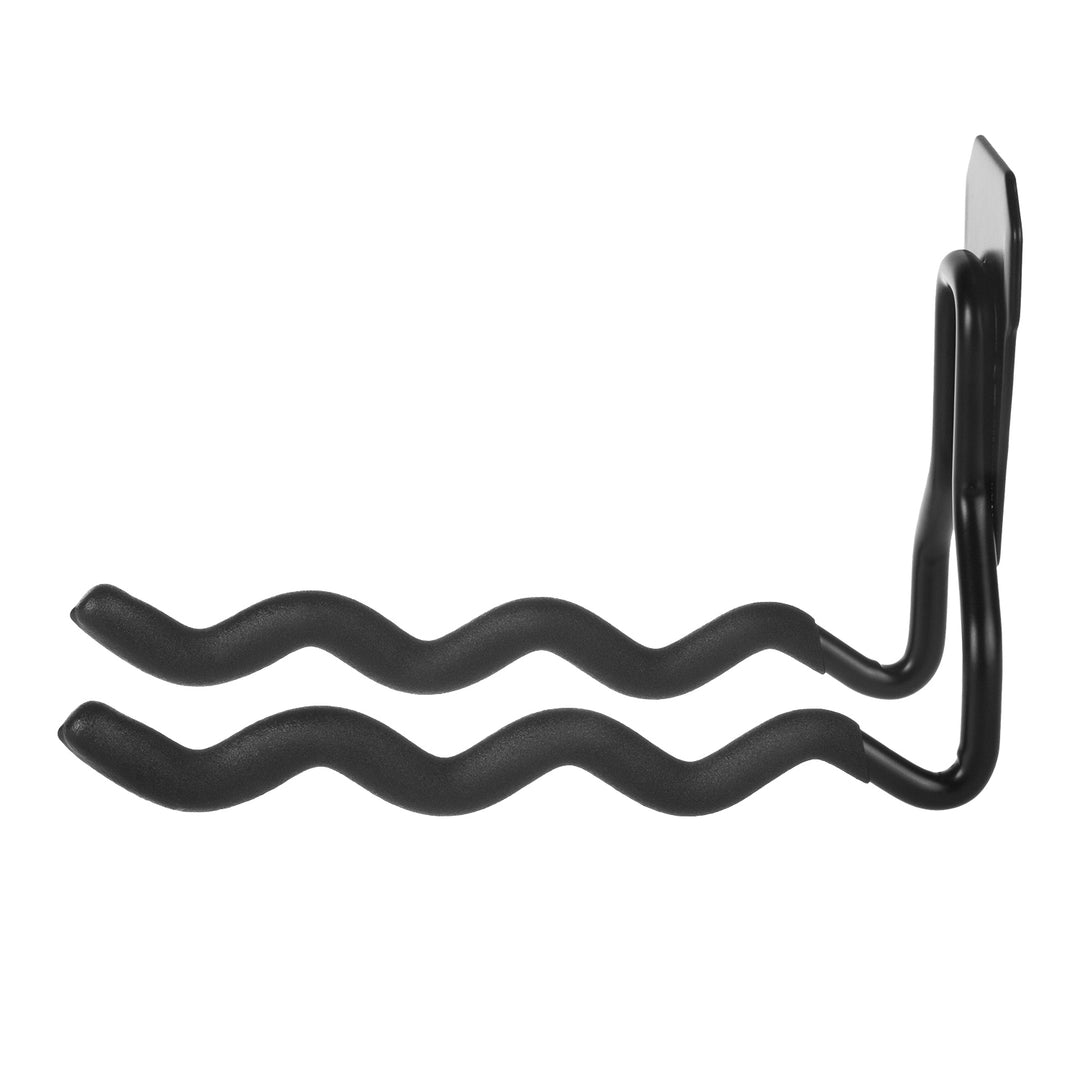 Supporto a parete Maclean, per utensili, ruote, scala, bicicletta, acciaio, carico massimo 30 kg, MC-486, 4 pezzi