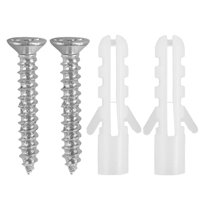 Supporto a parete Maclean, per utensili, ruote, scala, bicicletta, acciaio, carico massimo 30 kg, MC-486, 4 pezzi