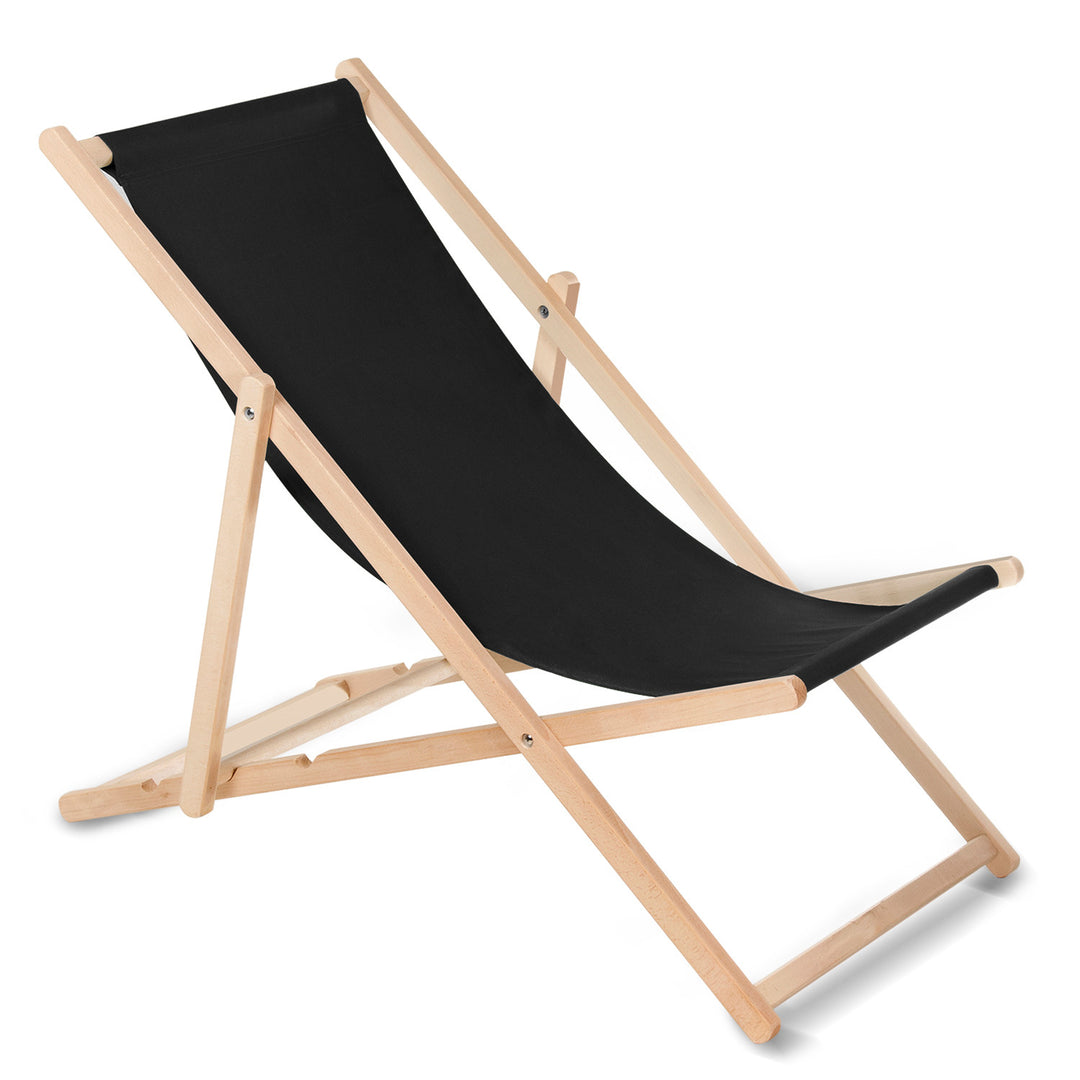 GreenBlue GB183 lettino classico in faggio nero, 4 pezzi