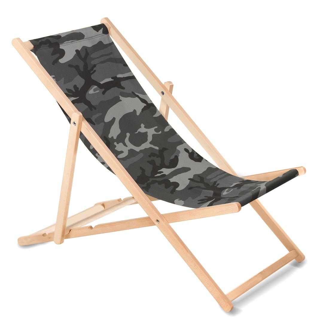 GreenBlue GB183 lettino classico in faggio grigio marocco, 4 pezzi
