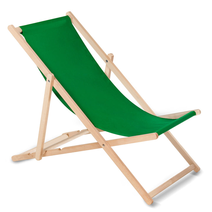 GreenBlue GB183 lettino classico in faggio verde, 4 pezzi