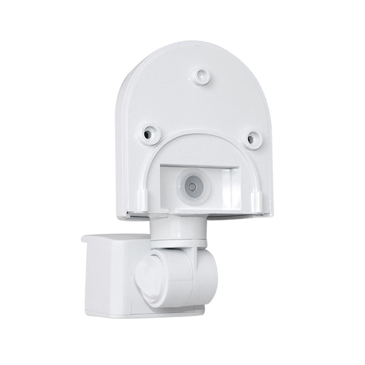 Sensore di movimento e crepuscolare a parete Maclean, 180°, max. 1200W, bianco e nero, MCE25