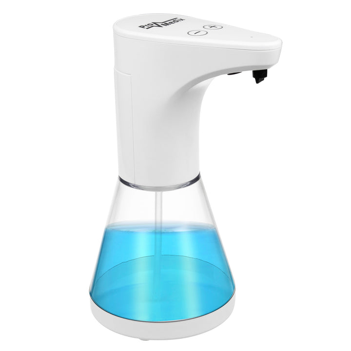 Distributore automatico Promedix, contenitore per saponi liquidi, liquidi disinfettanti, 480 ml, 4xAA PR-530 + 4x batterie Varta Industrial LR6/AA R-06