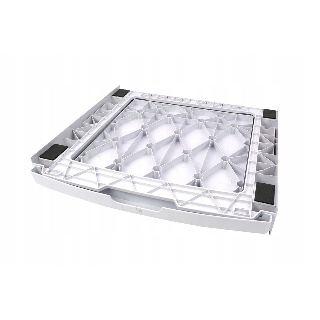 Attacco universale per lavatrice e asciugatrice, ripiano estraibile, 60 cm, bianco, Scanpart