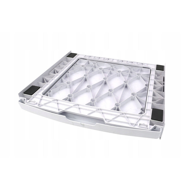Attacco universale per lavatrice e asciugatrice, ripiano estraibile, 60 cm, bianco, Scanpart
