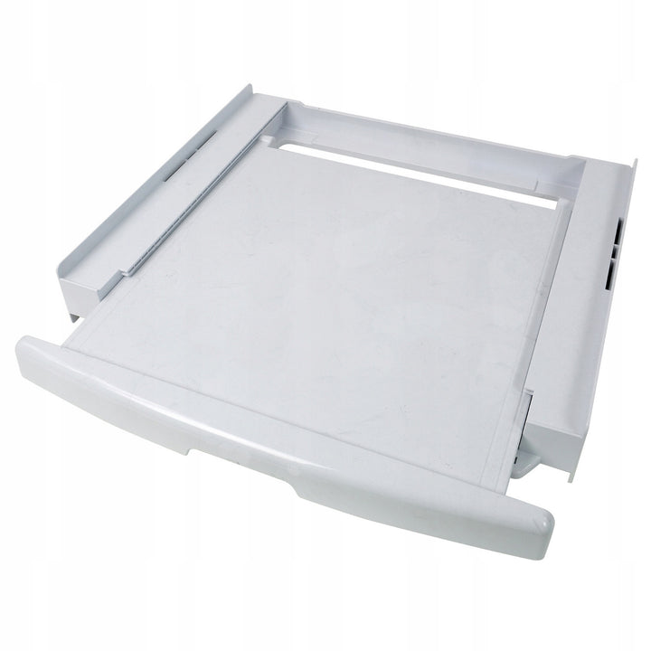 Attacco universale per lavatrice e asciugatrice, ripiano estraibile, 60 cm, bianco, Scanpart