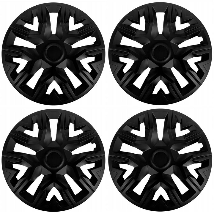NRM The Best coprimozzo universale 15'' nero opaco 4 pezzi