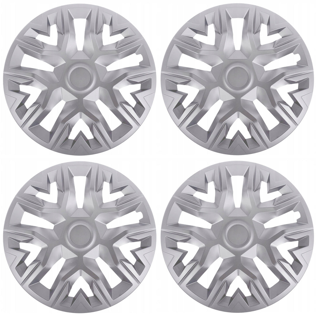 Coprimozzi universali 14'' NRM The Best argento 4 pezzi