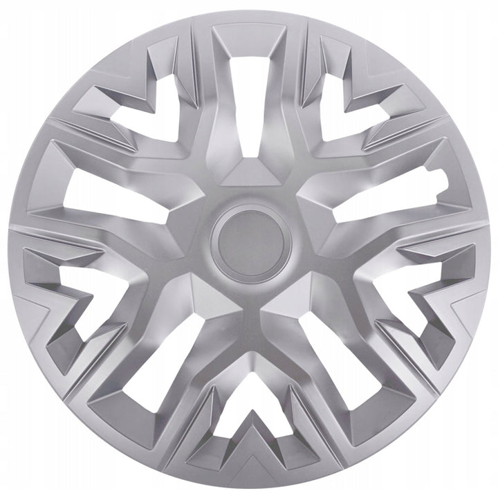 Coprimozzi universali 14'' NRM The Best argento 4 pezzi