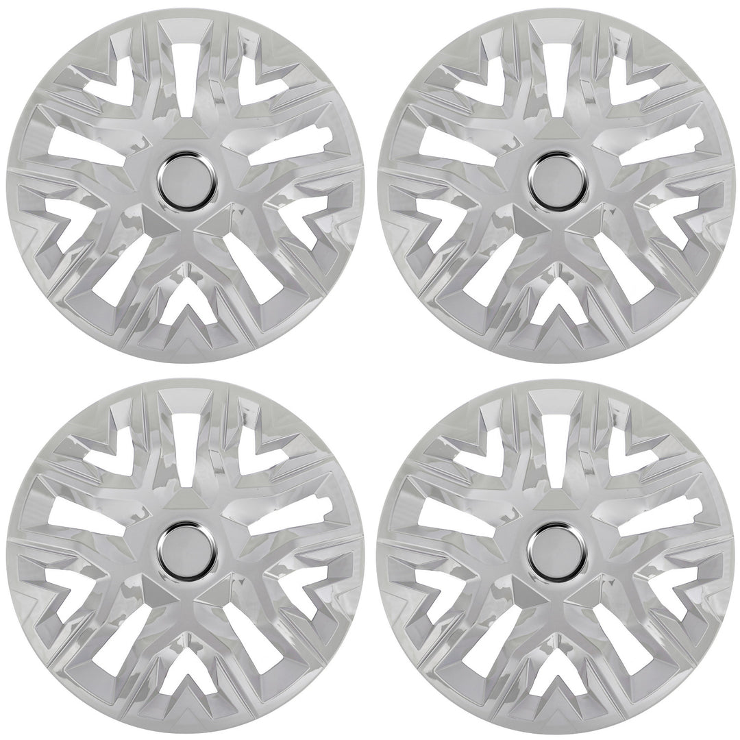 Coprimozzi universali 16'' NRM Perfecto laccato nero 4 pezzi