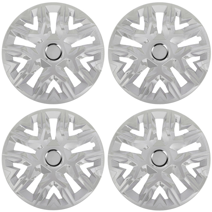 Coprimozzi universali 16'' NRM Perfecto laccato nero 4 pezzi