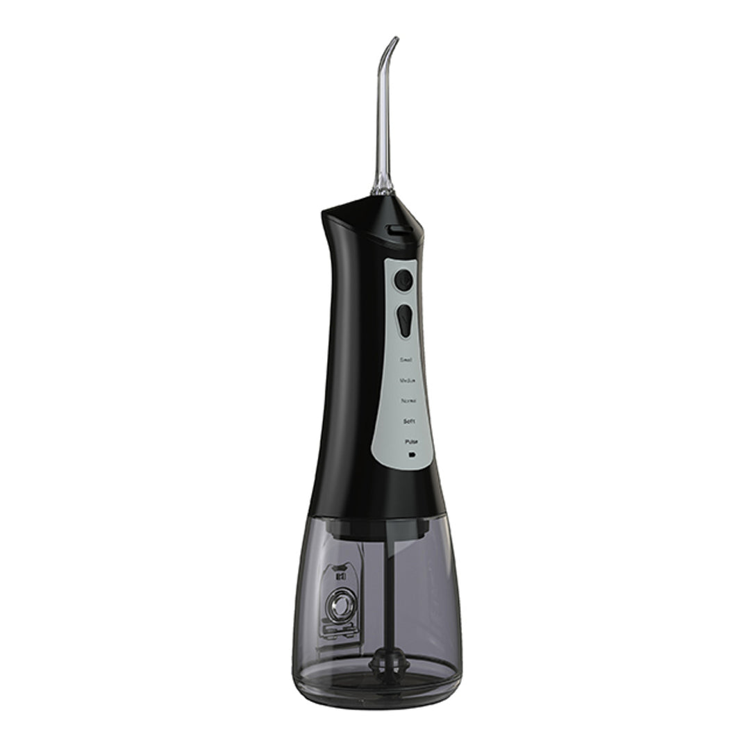 Irrigatore dentale LAFE, 5 modalità, 6 punte, nero, CleanPRO