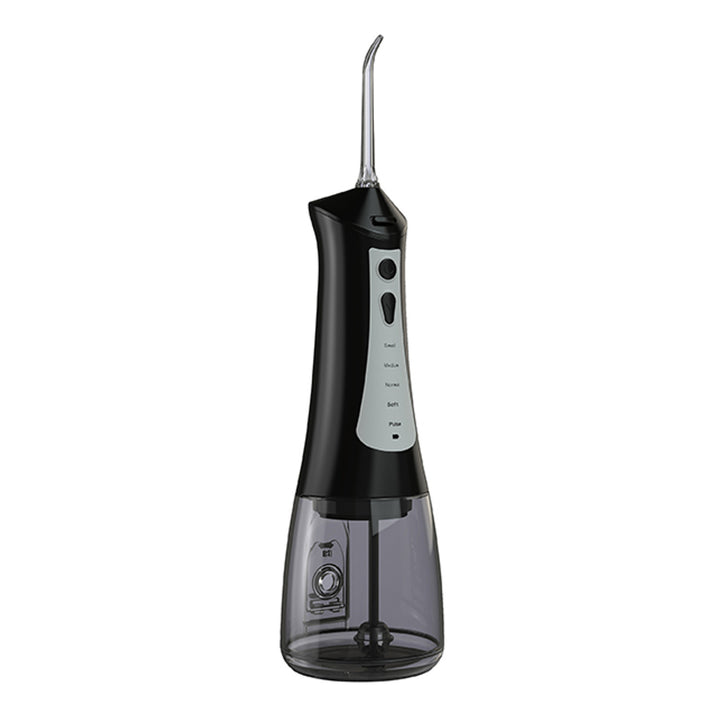 Irrigatore dentale LAFE, 5 modalità, 6 punte, nero, CleanPRO