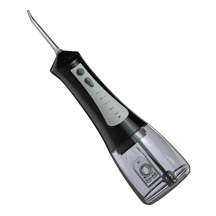 Irrigatore dentale LAFE, 5 modalità, 6 punte, nero, CleanPRO