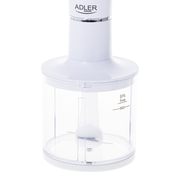 Frullatore a immersione Adler, 2 velocità, bianco, 800W, AD 4620