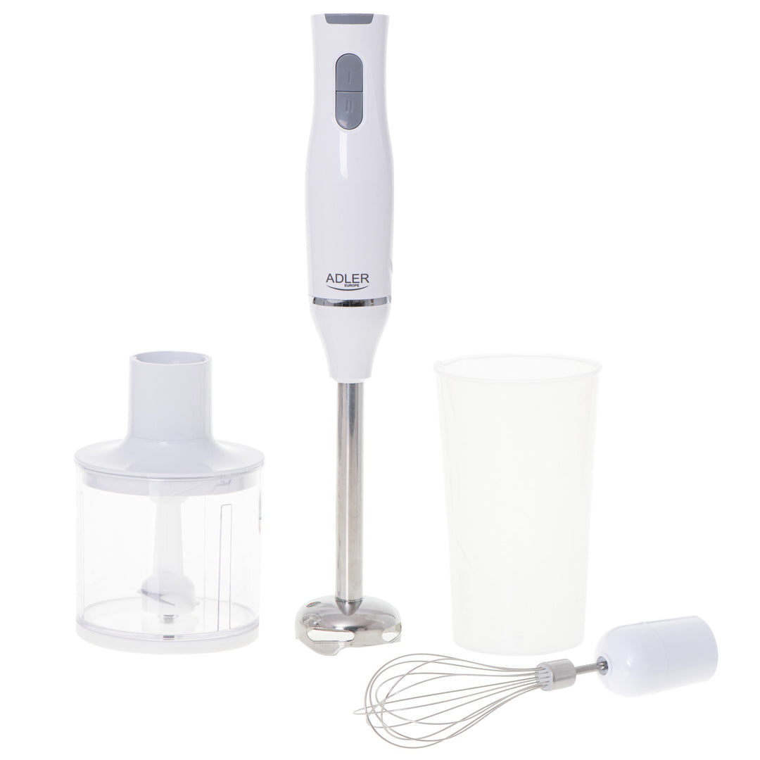 Frullatore a immersione Adler, 2 velocità, bianco, 800W, AD 4620