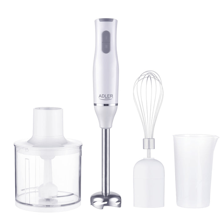 Frullatore a immersione Adler, 2 velocità, bianco, 800W, AD 4620