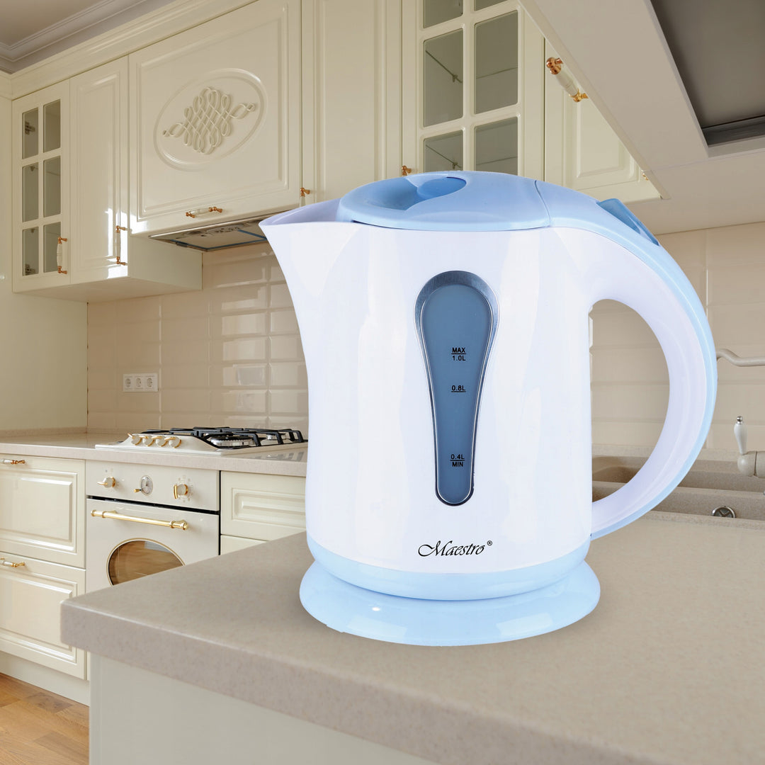 Bollitore elettrico Maestro, 1000W, 1l, blu, MR028