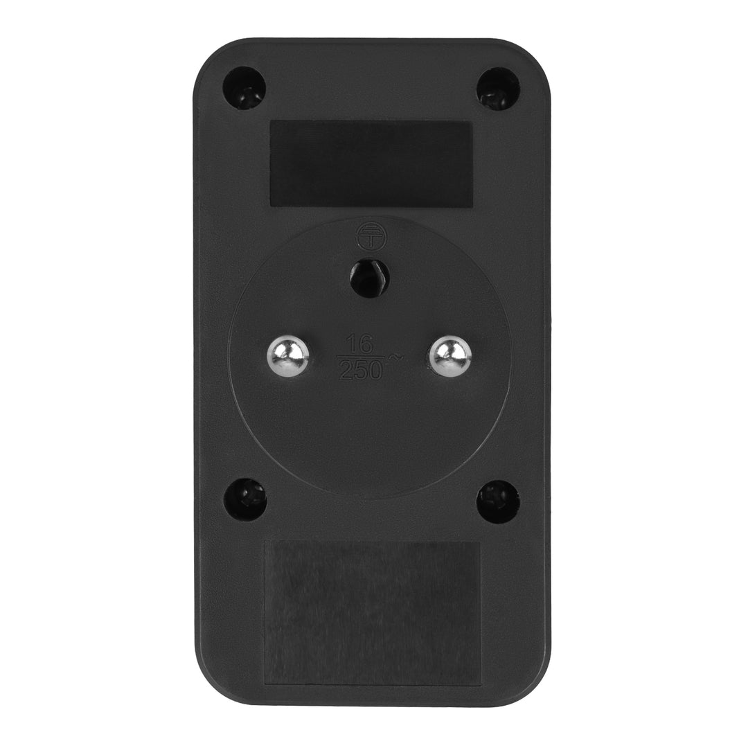 Presa di corrente Maclean x2 + 4xUSB, splitter con 2 prese, 2xUSB A, 2xUSB C PD 20W, 1x16A + 1x6A, MCE249 F/W