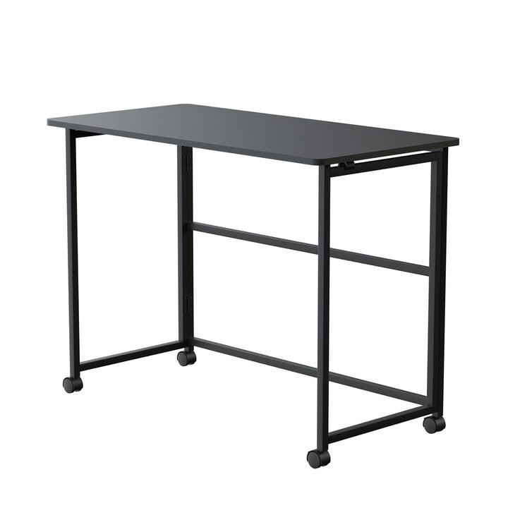 Tavolo pieghevole Maclean, nero, mobile, piano 100x50 cm, max. 50 kg, MC-1250 B