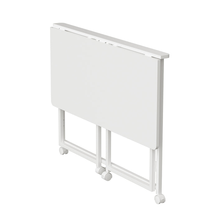 Tavolo pieghevole Maclean, bianco, mobile, piano 100x50 cm, max. 50 kg, MC-1250 W