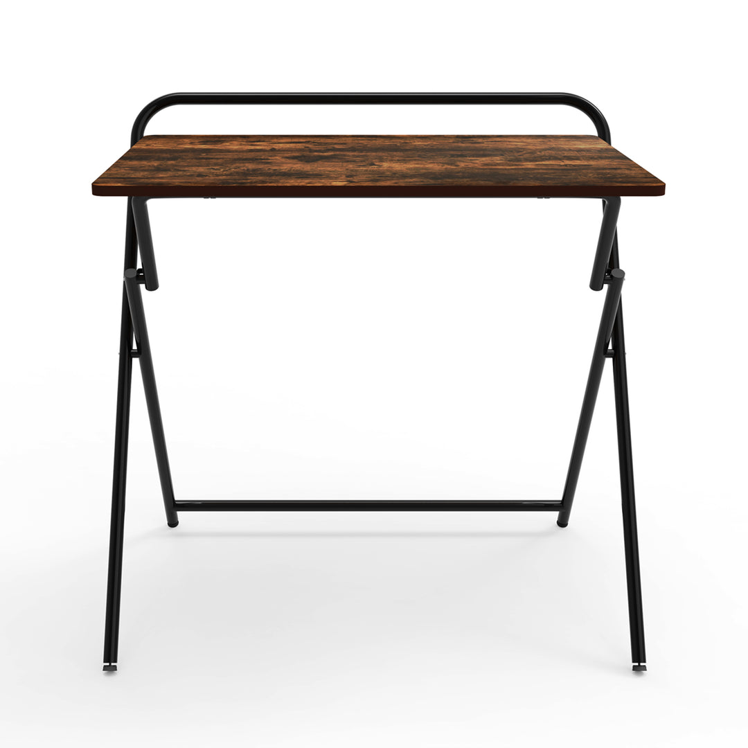 Scrivania multifunzionale per computer portatili Maclean, nera, piano 50x80cm, 50kg max, MC-127 B