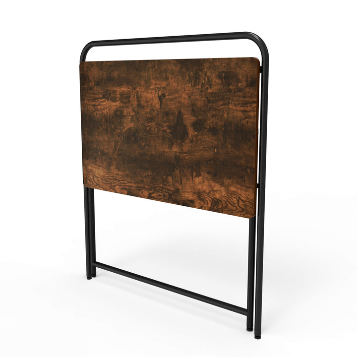 Scrivania multifunzionale per computer portatili Maclean, nera, piano 50x80cm, 50kg max, MC-127 B