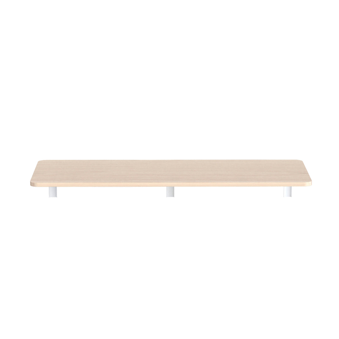 Maclean Scaffale pieghevole / piano d'appoggio, colore legno chiaro, 100x40cm, max. 50 kg, MC-128 WD