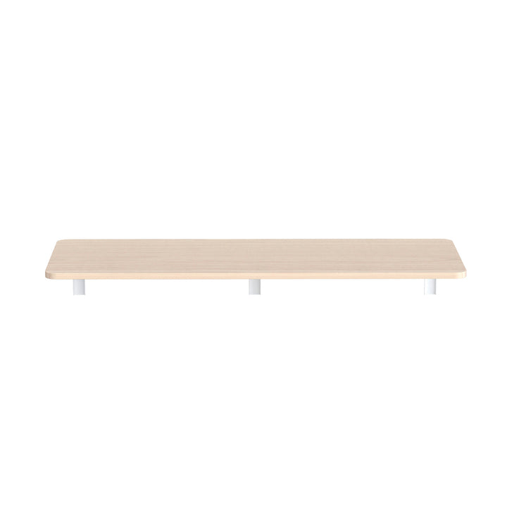 Maclean Scaffale pieghevole / piano d'appoggio, colore legno chiaro, 100x40cm, max. 50 kg, MC-128 WD