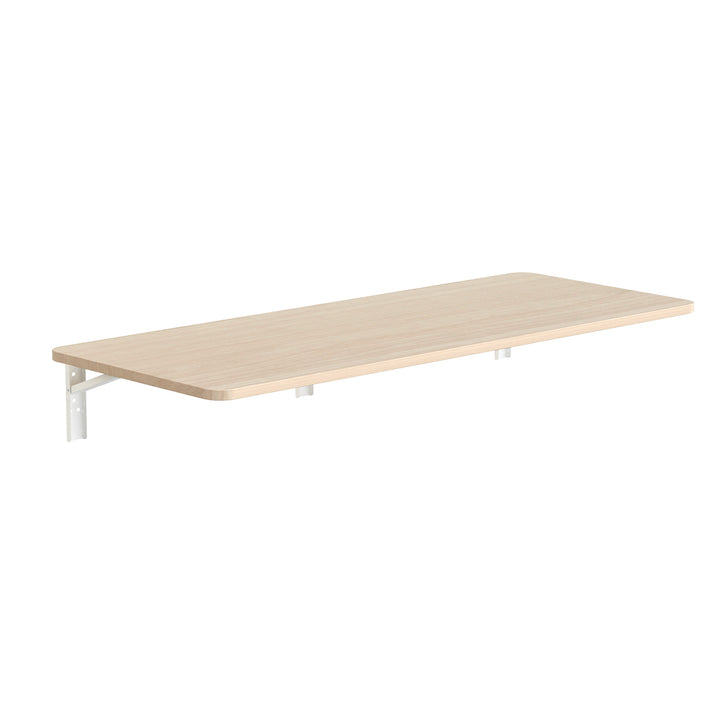 Maclean Scaffale pieghevole / piano d'appoggio, colore legno chiaro, 100x40cm, max. 50 kg, MC-128 WD