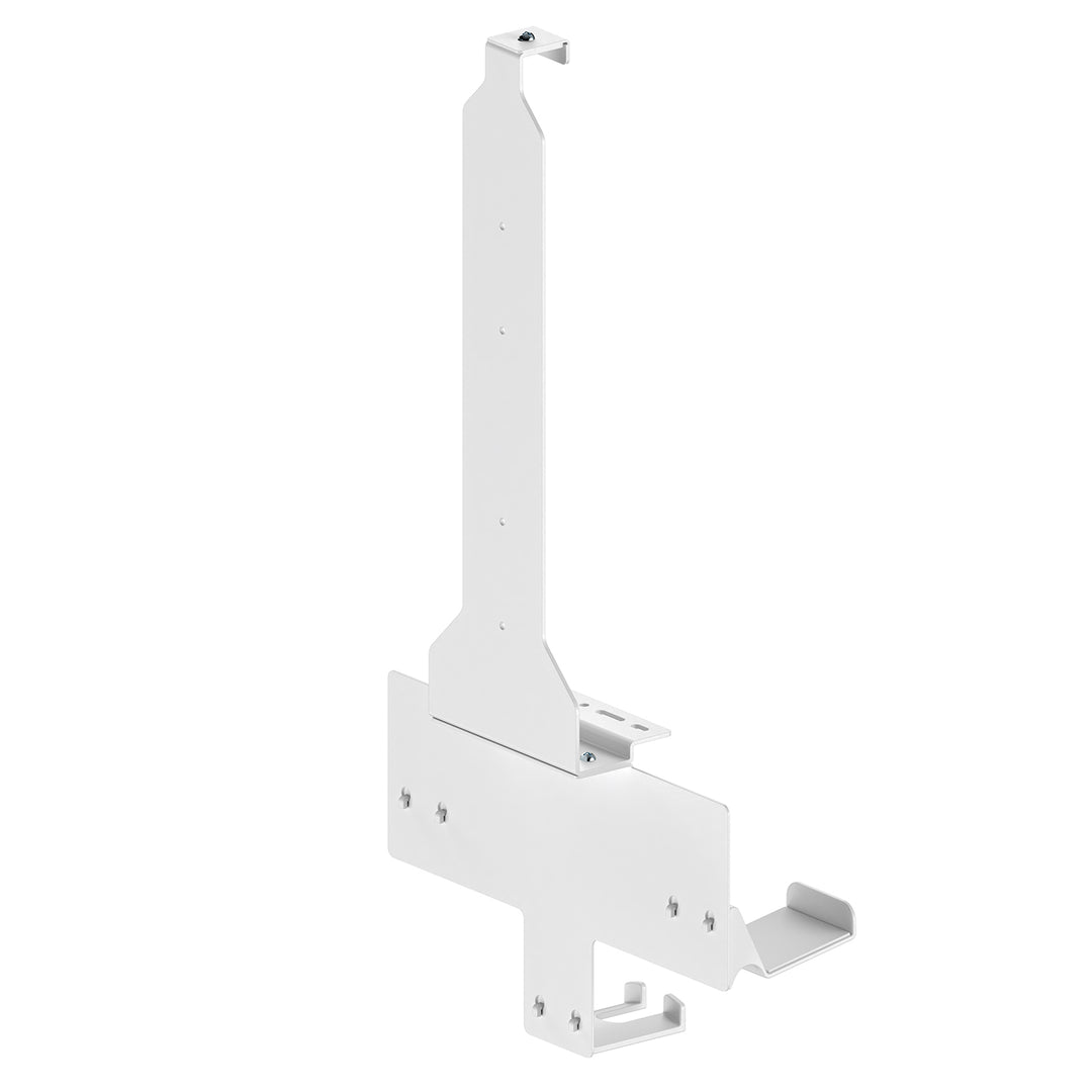 Supporto a parete bianco per PS5 con supporto per pad, 10 kg max, RS181 + Supporto a parete bianco per console Playstation 5, 10 kg max, NanoRS RS180