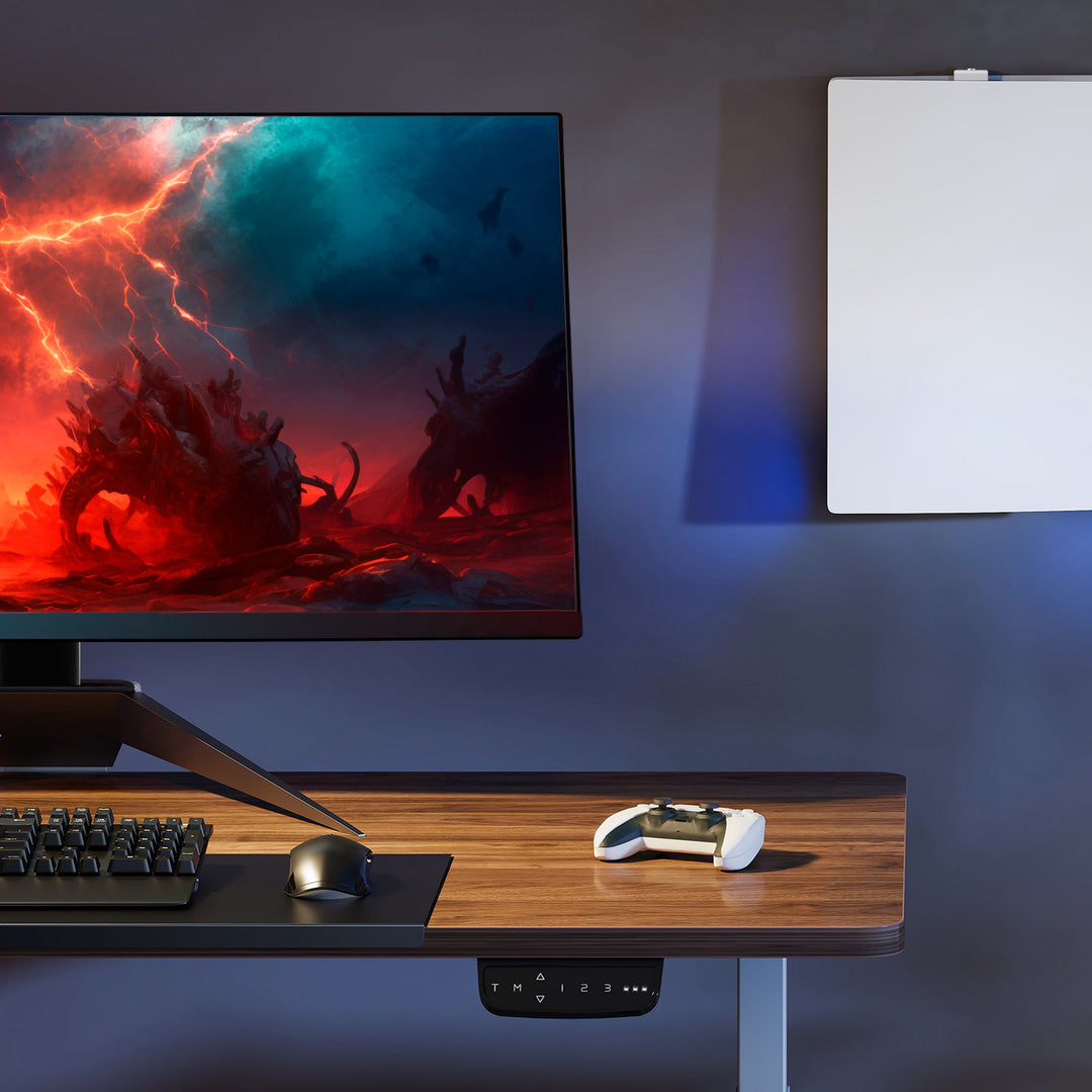 Supporto a parete bianco per PS5 con supporto per pad, 10 kg max, RS181 + Supporto a parete bianco per console Playstation 5, 10 kg max, NanoRS RS180