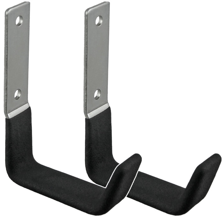 Montaggio a parete Maclean, per pneumatici, ruote, scale, biciclette, acciaio, carico massimo 15 kg, MC-435, 2 pezzi