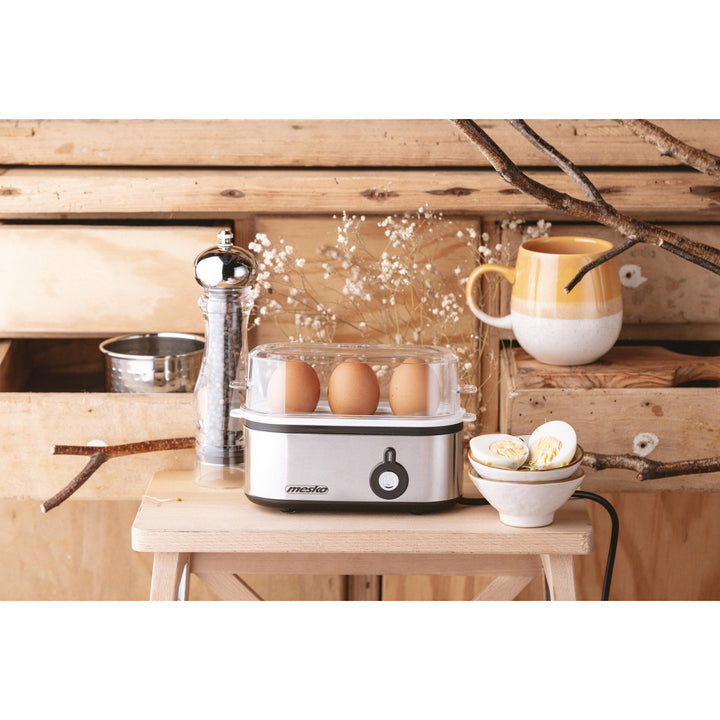 Mesko MS 4485 cuociuova per 1-3 uova, 350W, spillatore, spina UK