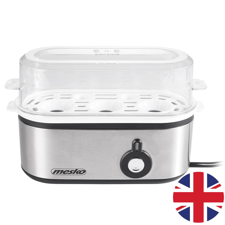 Mesko MS 4485 cuociuova per 1-3 uova, 350W, spillatore, spina UK