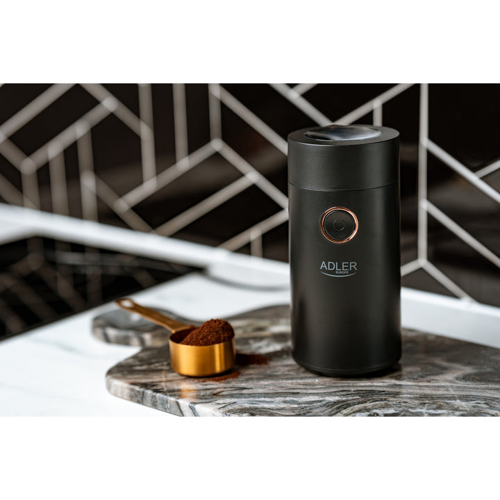 Macinacaffè elettrico Adler, 150W, nero, AD 4446BG