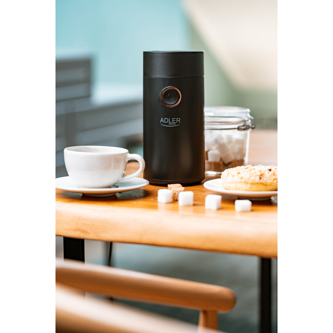 Macinacaffè elettrico Adler, 150W, nero, AD 4446BG