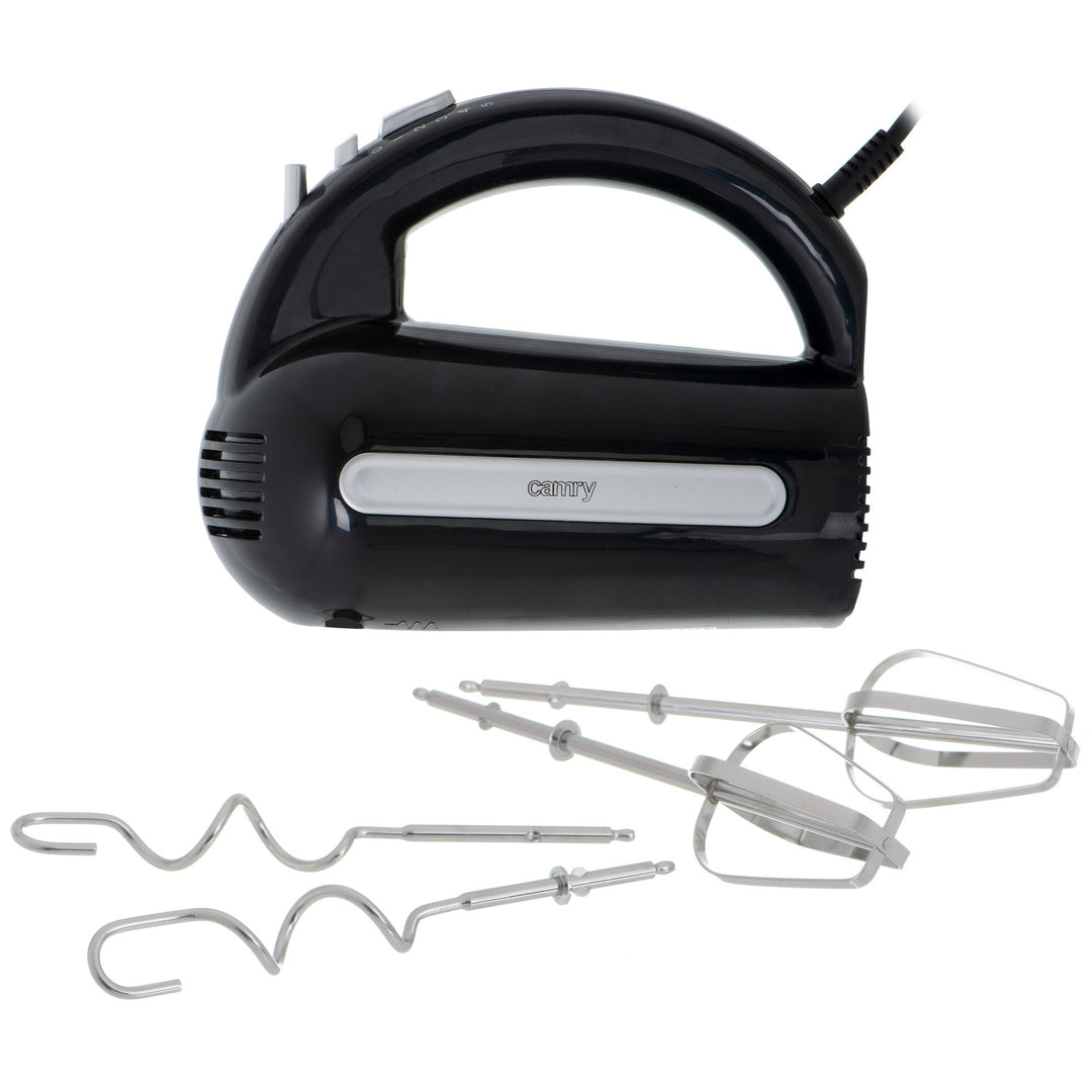 Miscelatore manuale Camry, 800 W, 5 velocità, funzione Turbo, nero, CR 4218