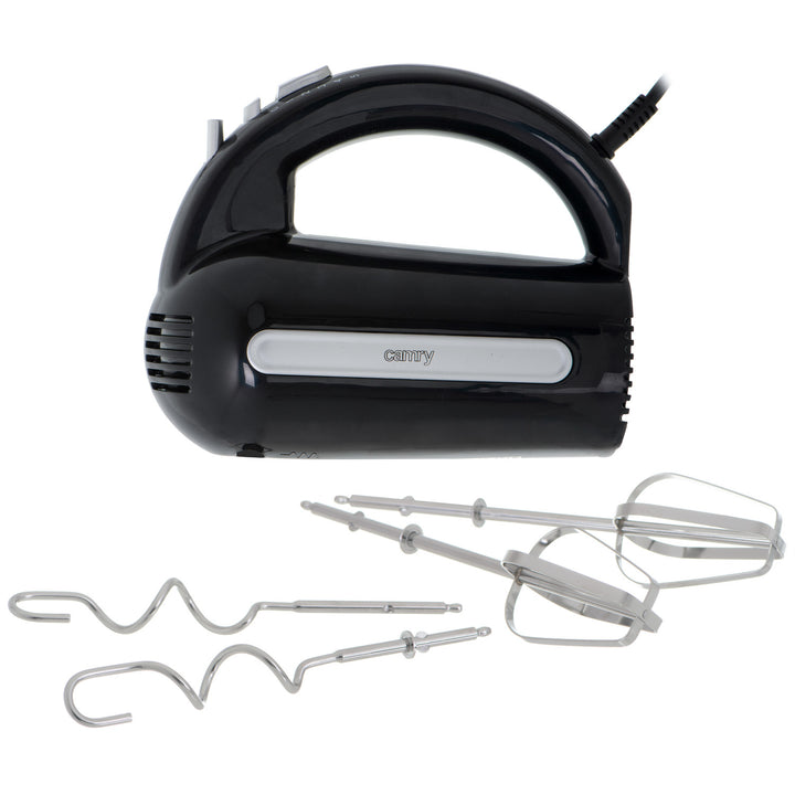Miscelatore manuale Camry, 800 W, 5 velocità, funzione Turbo, nero, CR 4218