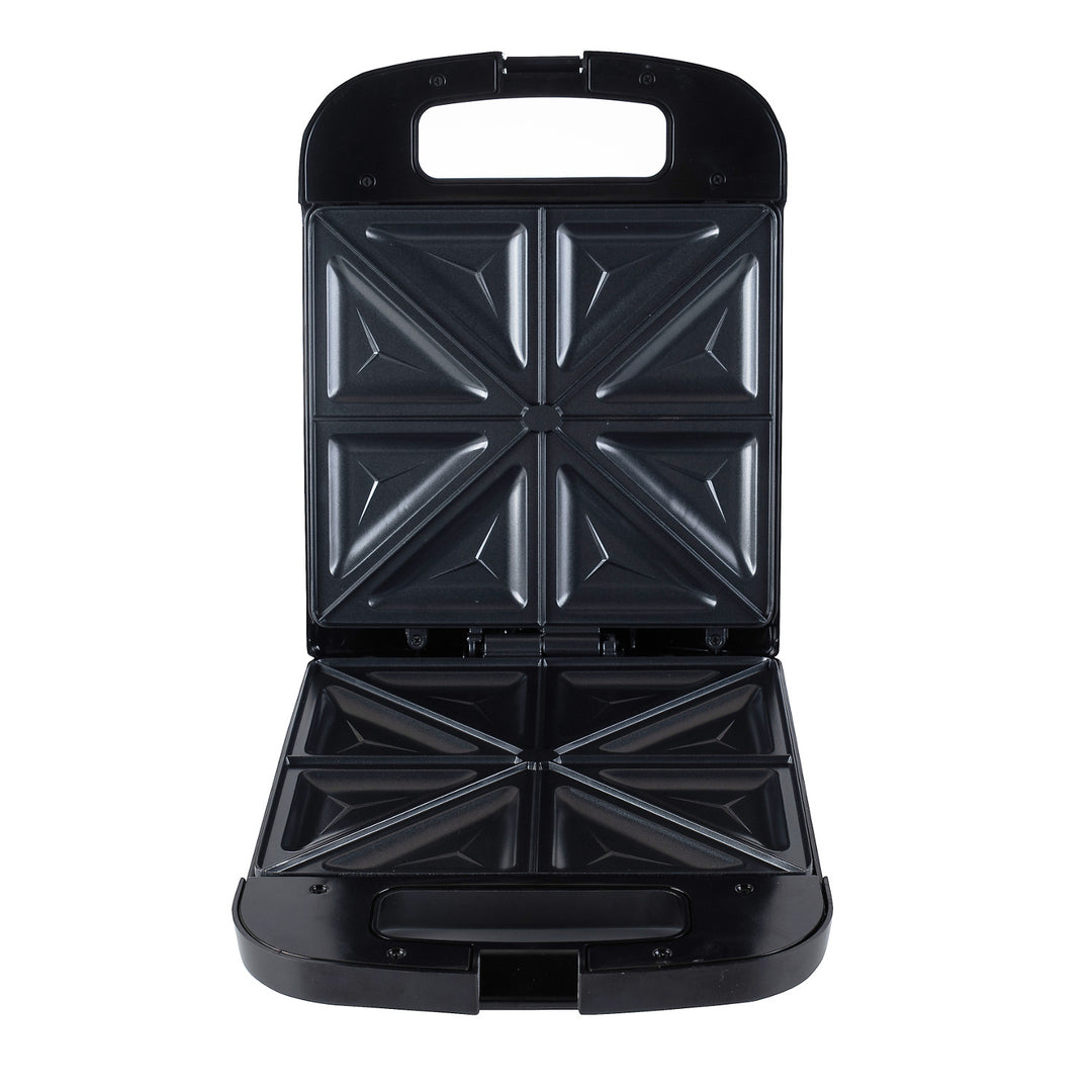 Adler AD 3055 nero 2000 Watt per 4 panini