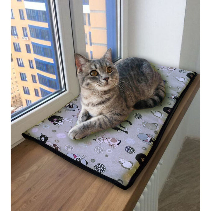 Cuscino letto per gatti da davanzale 25x55cm Bertoni modello CATNIP