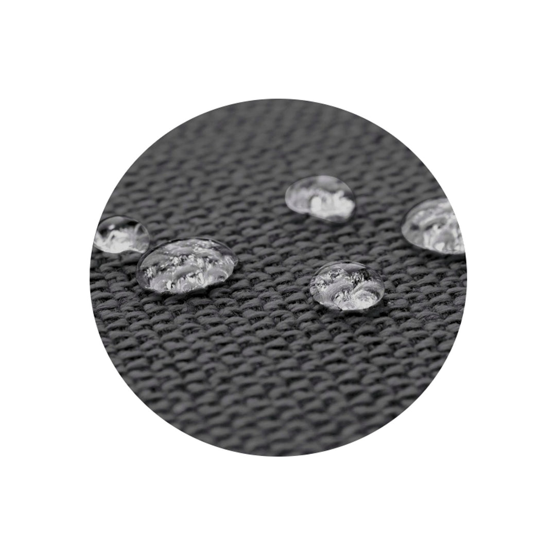 Set da giardino nero 120x60x50cm + 2 cuscini 42 x 42 cm